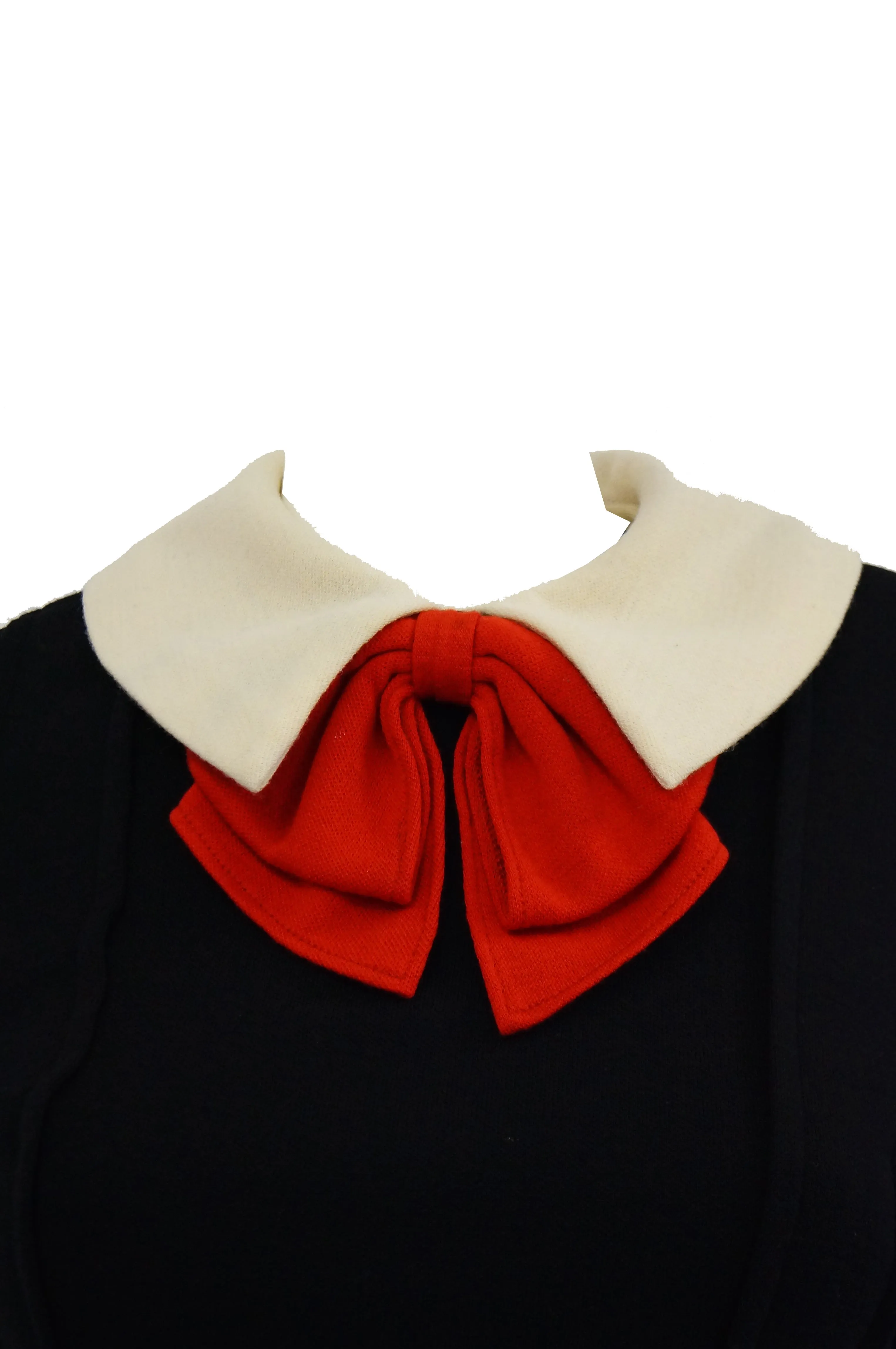 1960s Rudy Gernreich Knitwear High Contrast Mini Dress Ensemble - Iconic