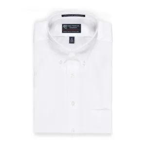 Andy Thornal Wrinkle Free Stretch Twill Dress Shirt / White