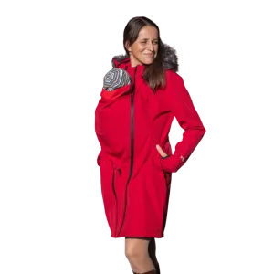 Angel Wings Babywearing Softshell Coat Red