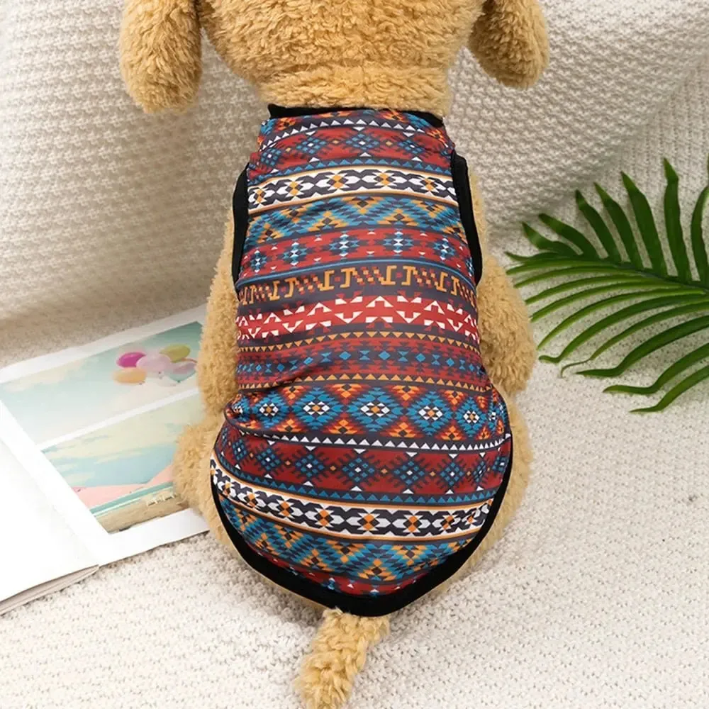 Anniepaw Bohemian Style Dogs T-shirt Soft Vest Pullover Pet