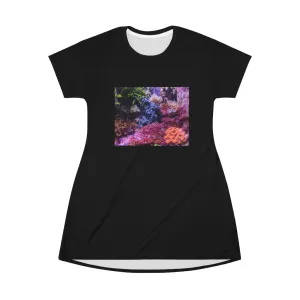 Aquarium All Over Print T-Shirt Dress