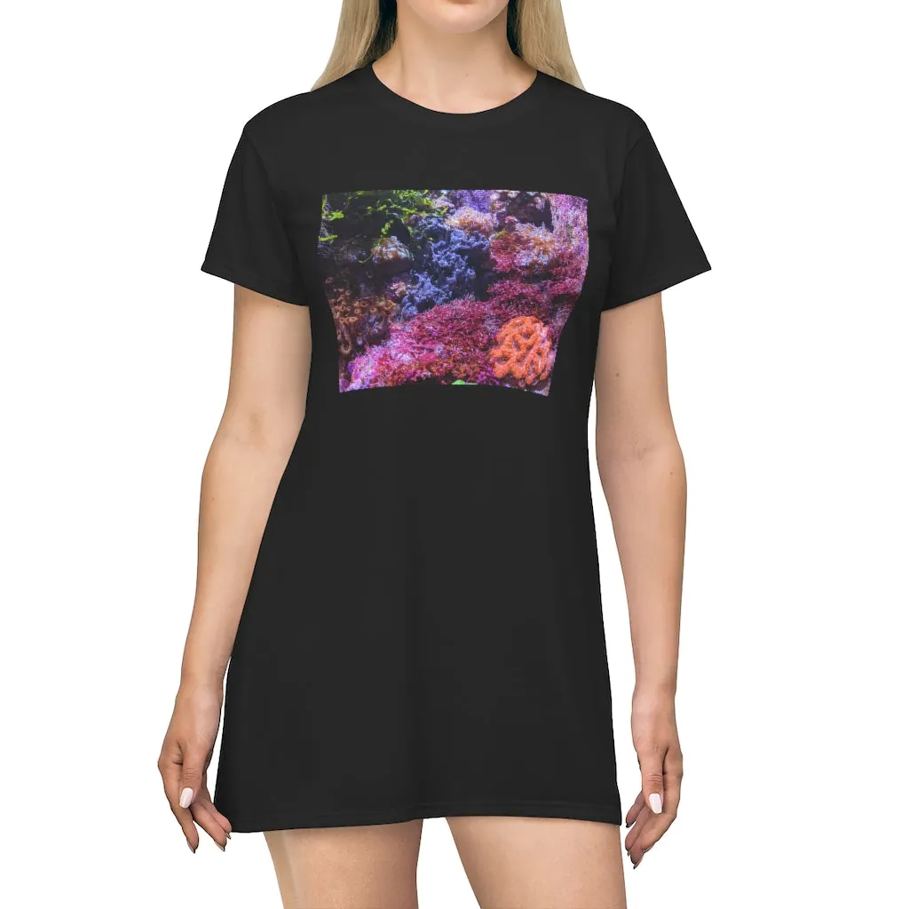 Aquarium All Over Print T-Shirt Dress