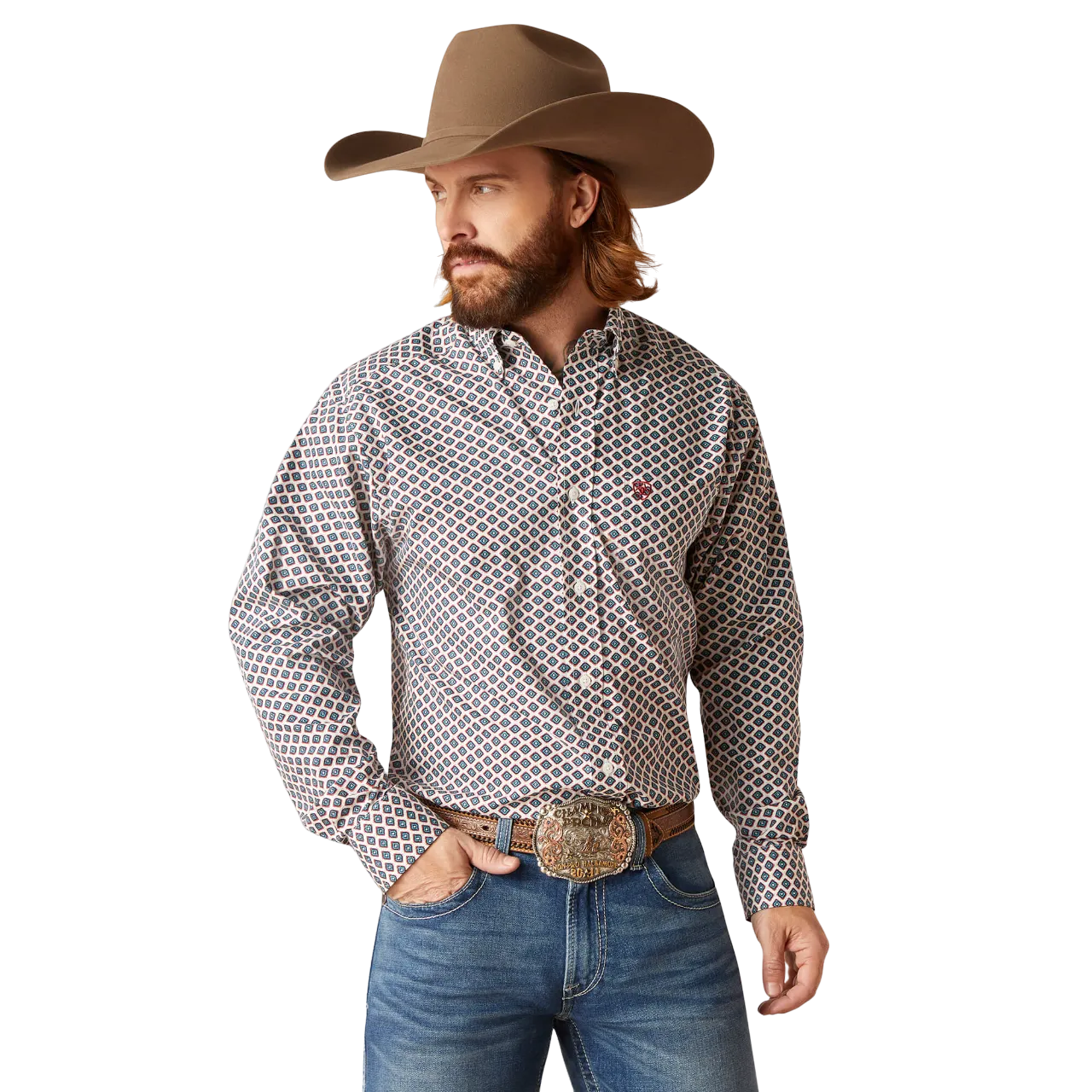 Ariat Men's Wrinkle Free Grayden Classic Fit Shirt