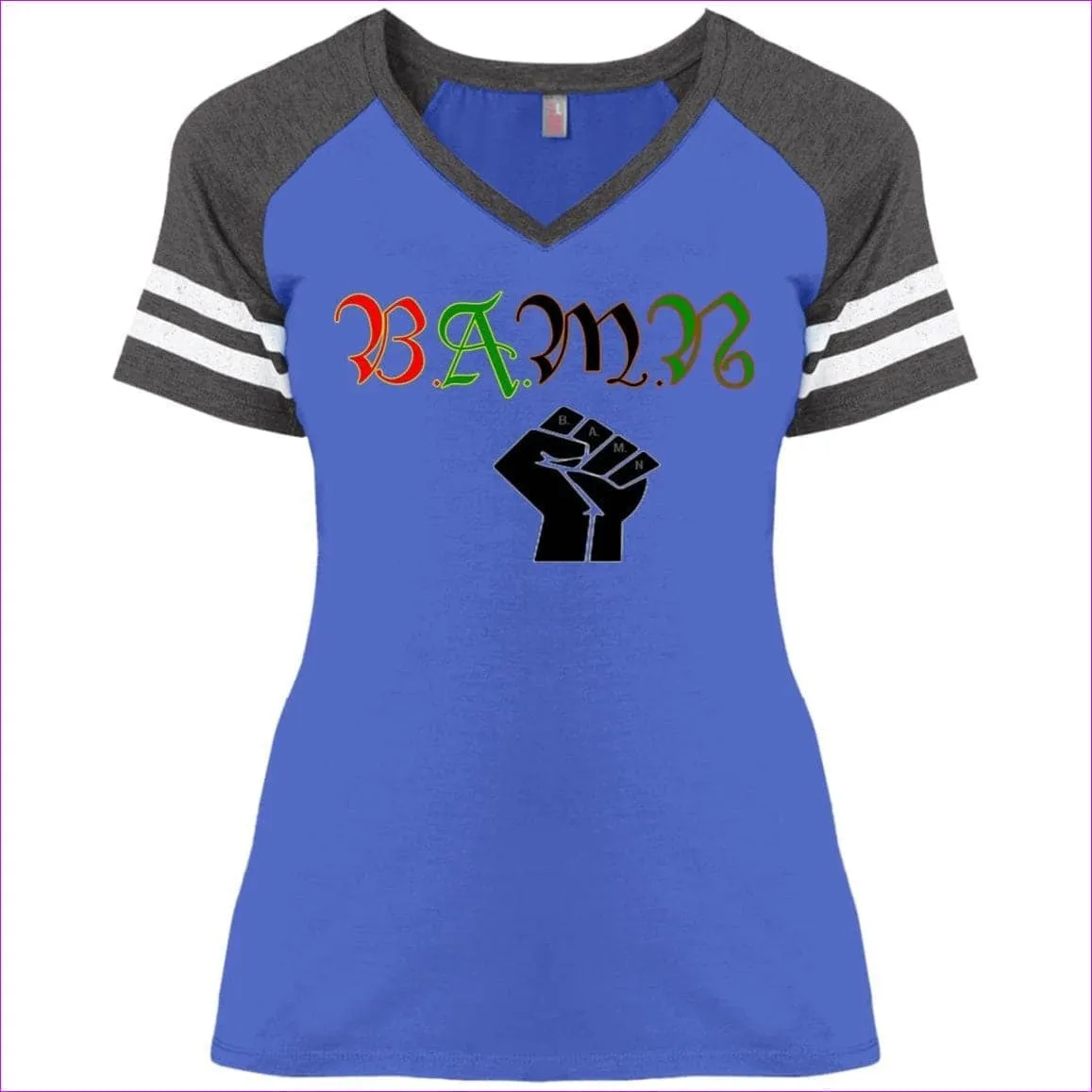 B.A.M.N - By Any Means Necessary Ladies' Game V-Neck T-Shirt