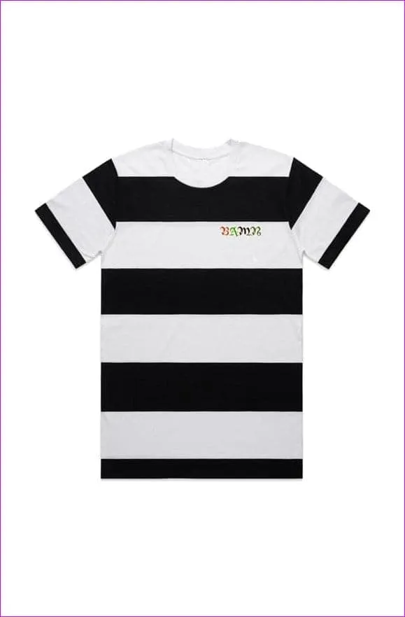 B.A.M.N - By Any Means Necessary Wide Stripe Tee