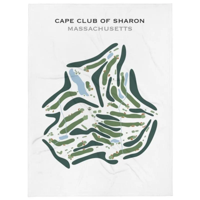 Cape Club of Sharon, Massachusetts - Printed Golf Course