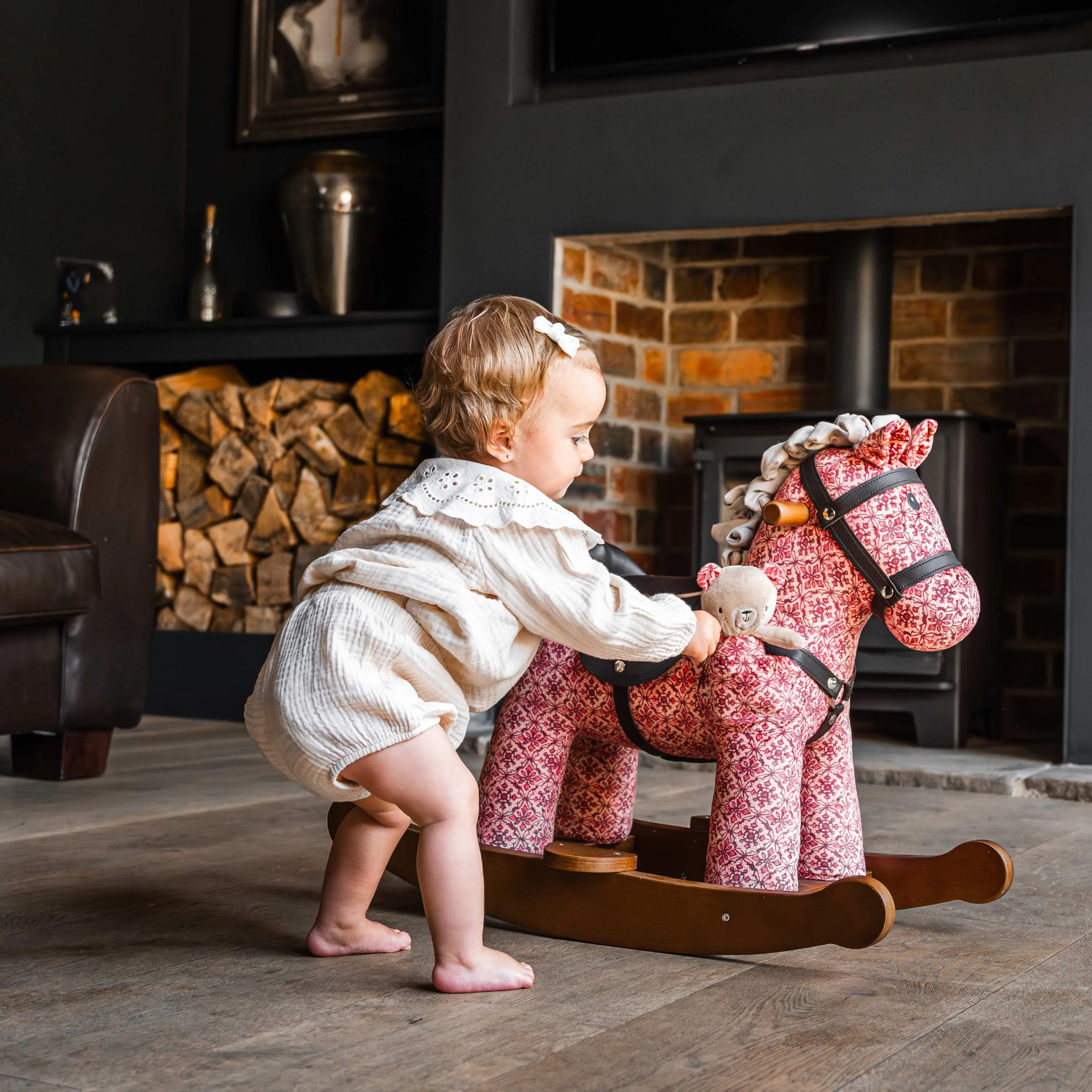 Cooper & Beau Rocking Horse (9m ) by Little Bird Told Me