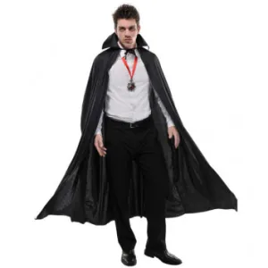 Costume adulte cape noire vampire