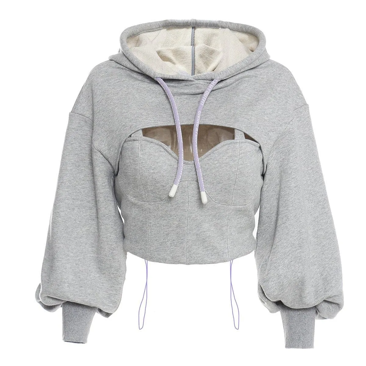 Crop Hoodie Pullover