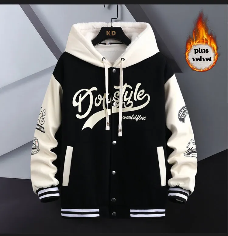 Dorestyle Hooded Varsity Jacket