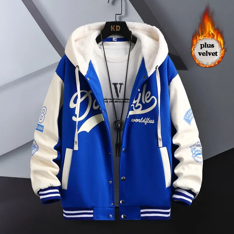 Dorestyle Hooded Varsity Jacket