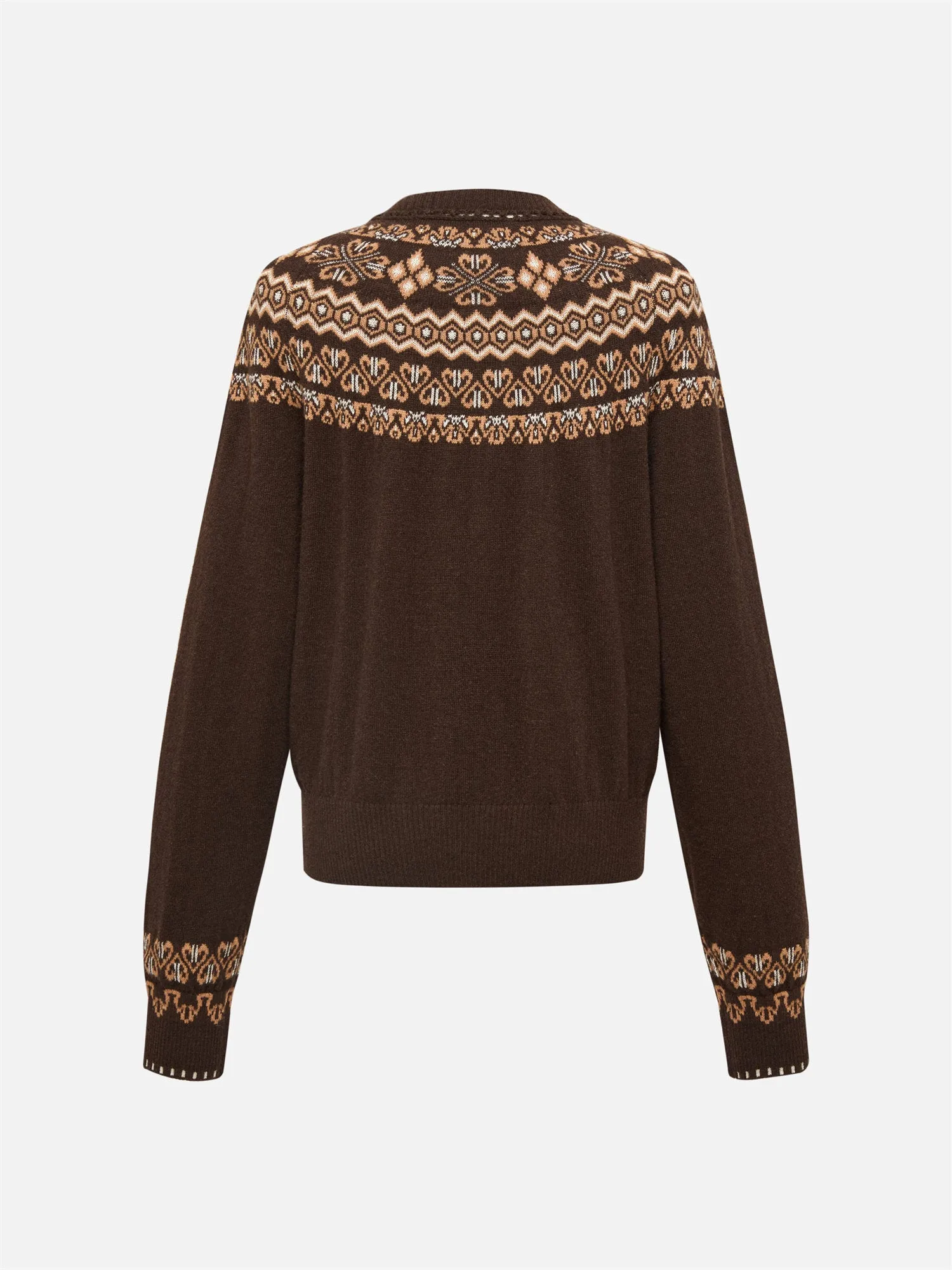 EP YAYING Jacquard Knitted Sweater