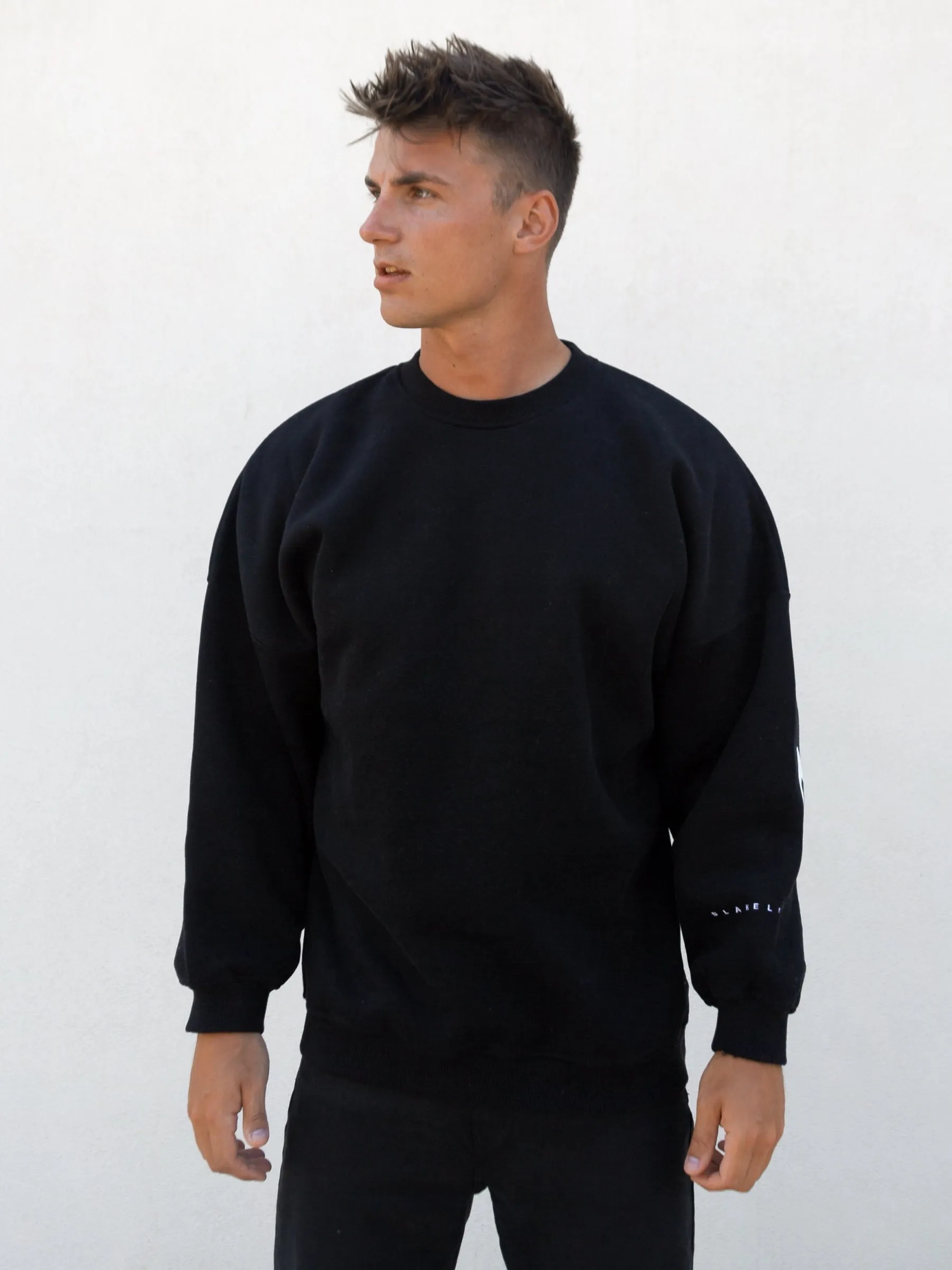 Idris Oversized Jumper - Black