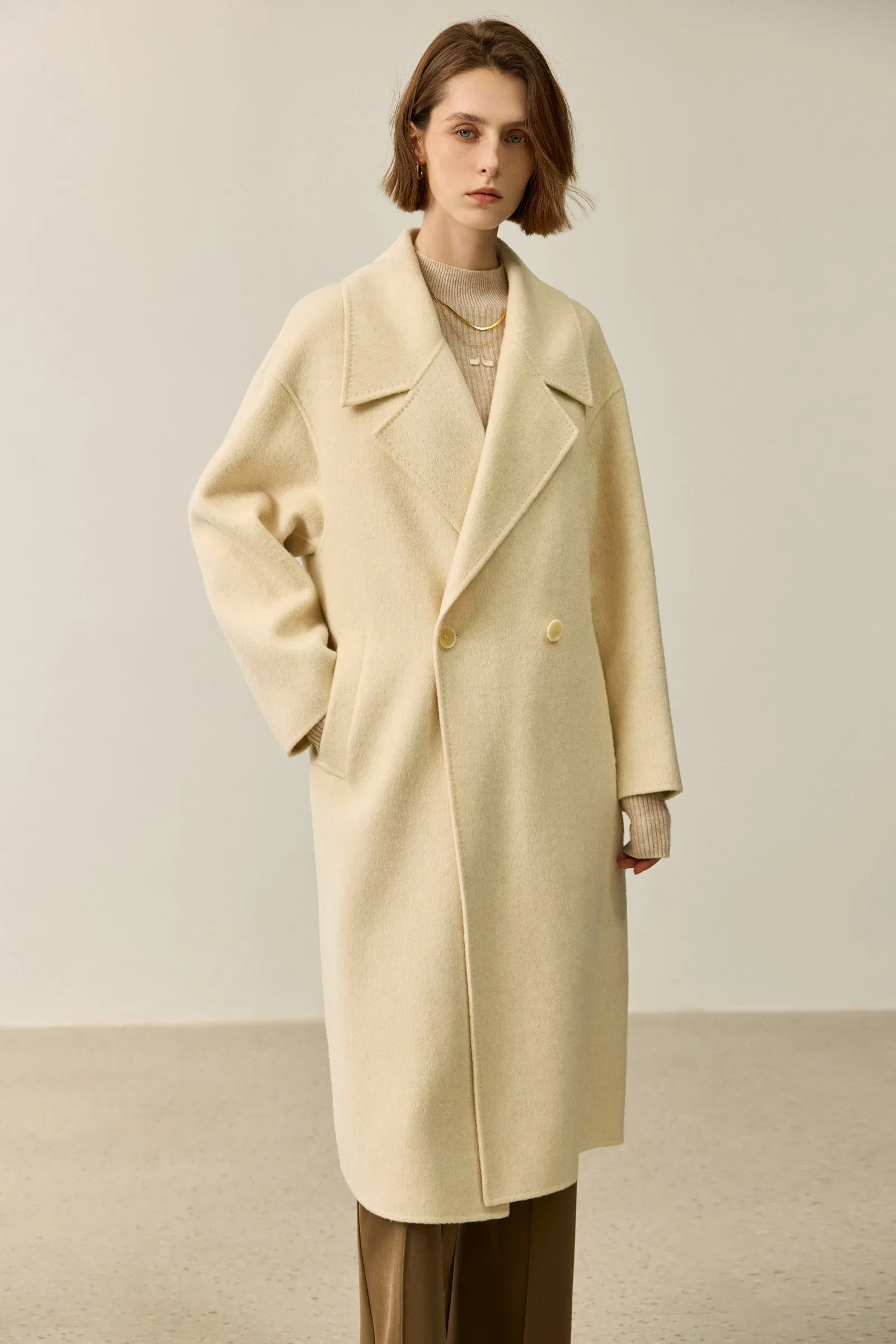 LILY Double-Faced Wool Coat