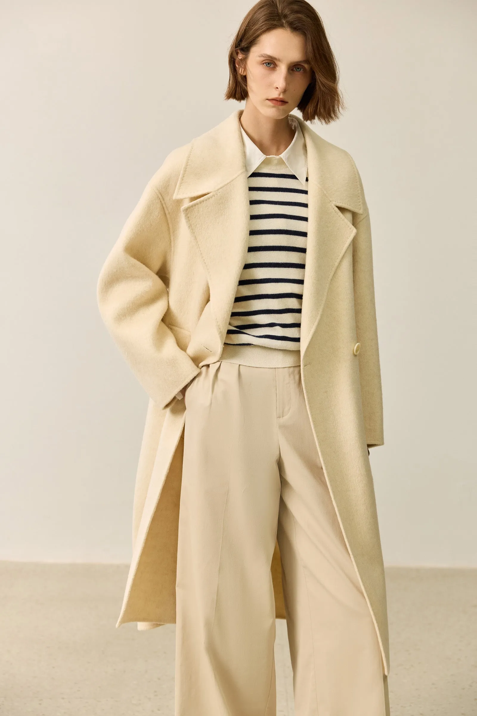 LILY Double-Faced Wool Coat