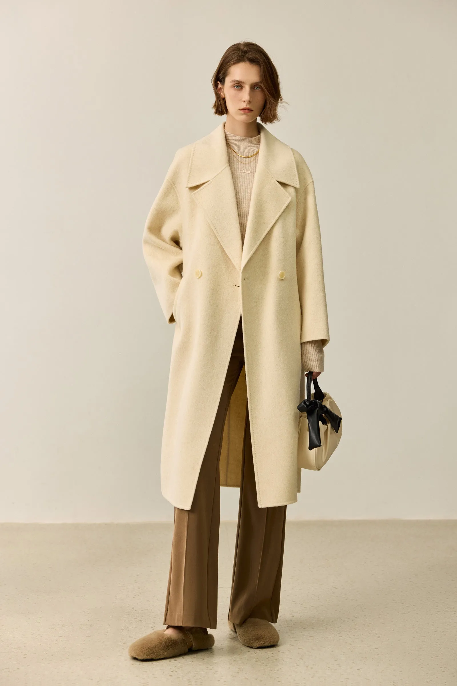 LILY Double-Faced Wool Coat