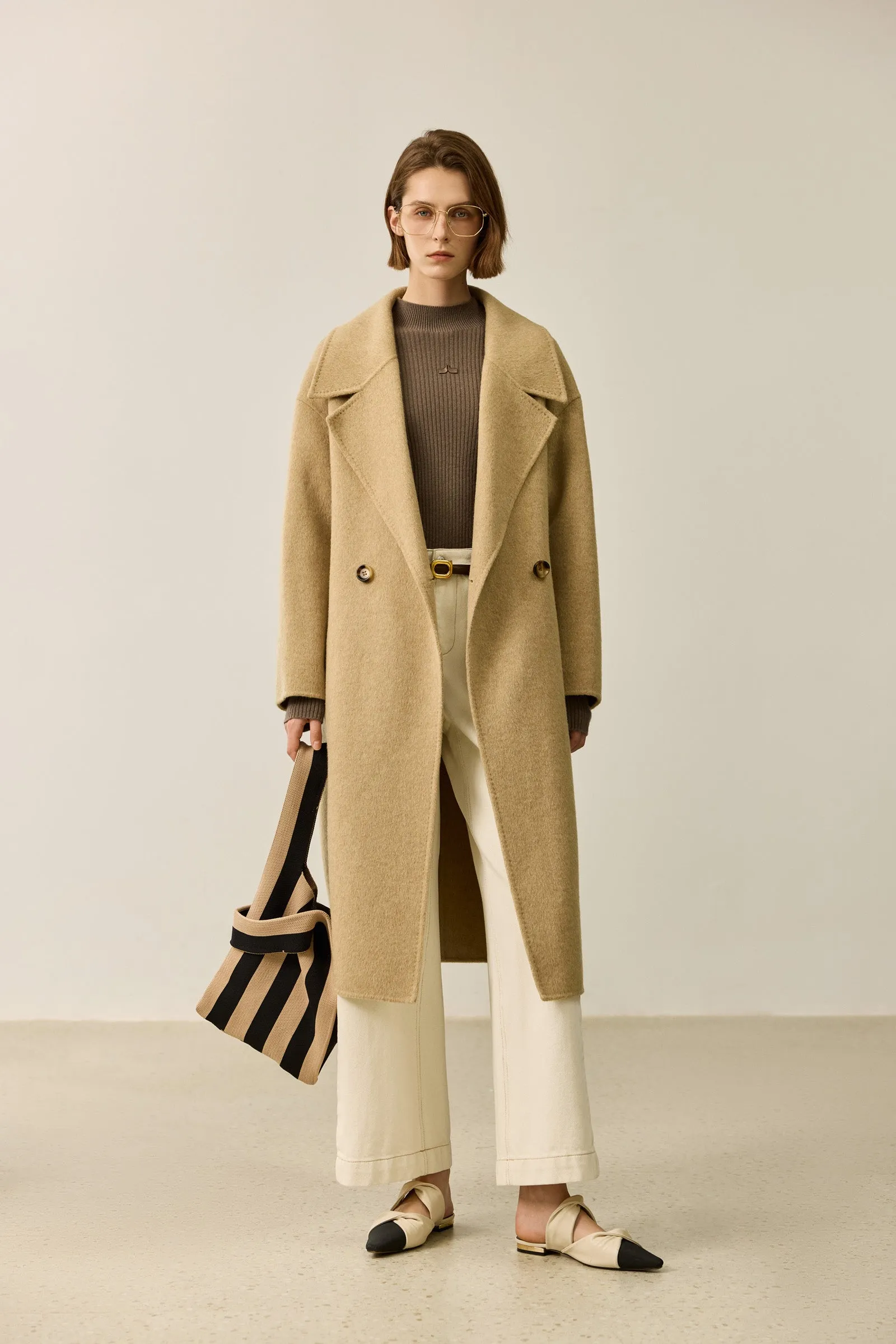 LILY Double-Faced Wool Coat