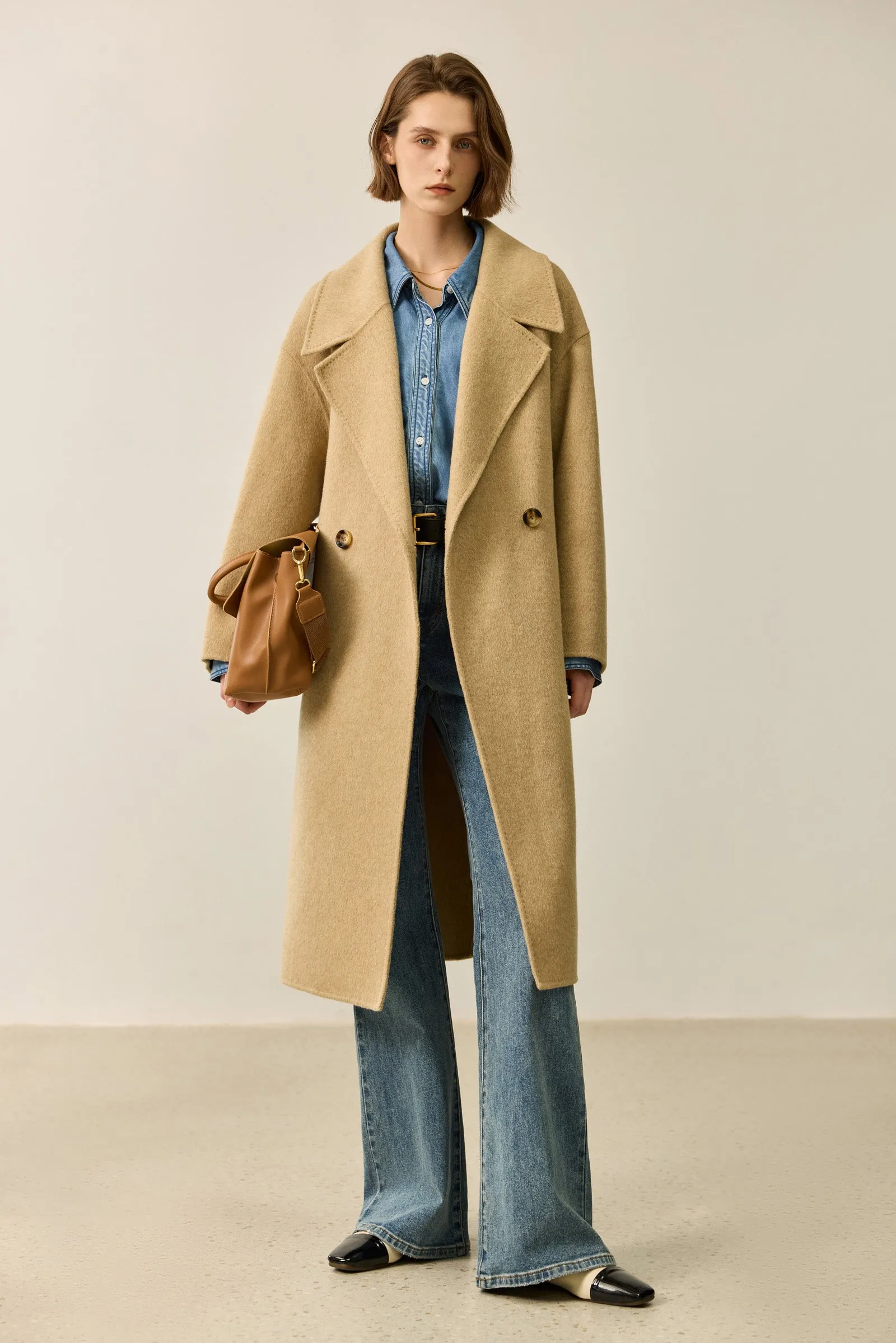 LILY Double-Faced Wool Coat