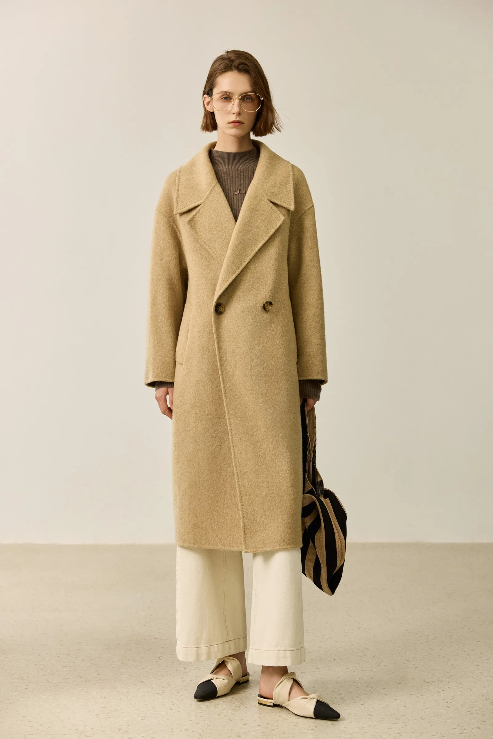 LILY Double-Faced Wool Coat