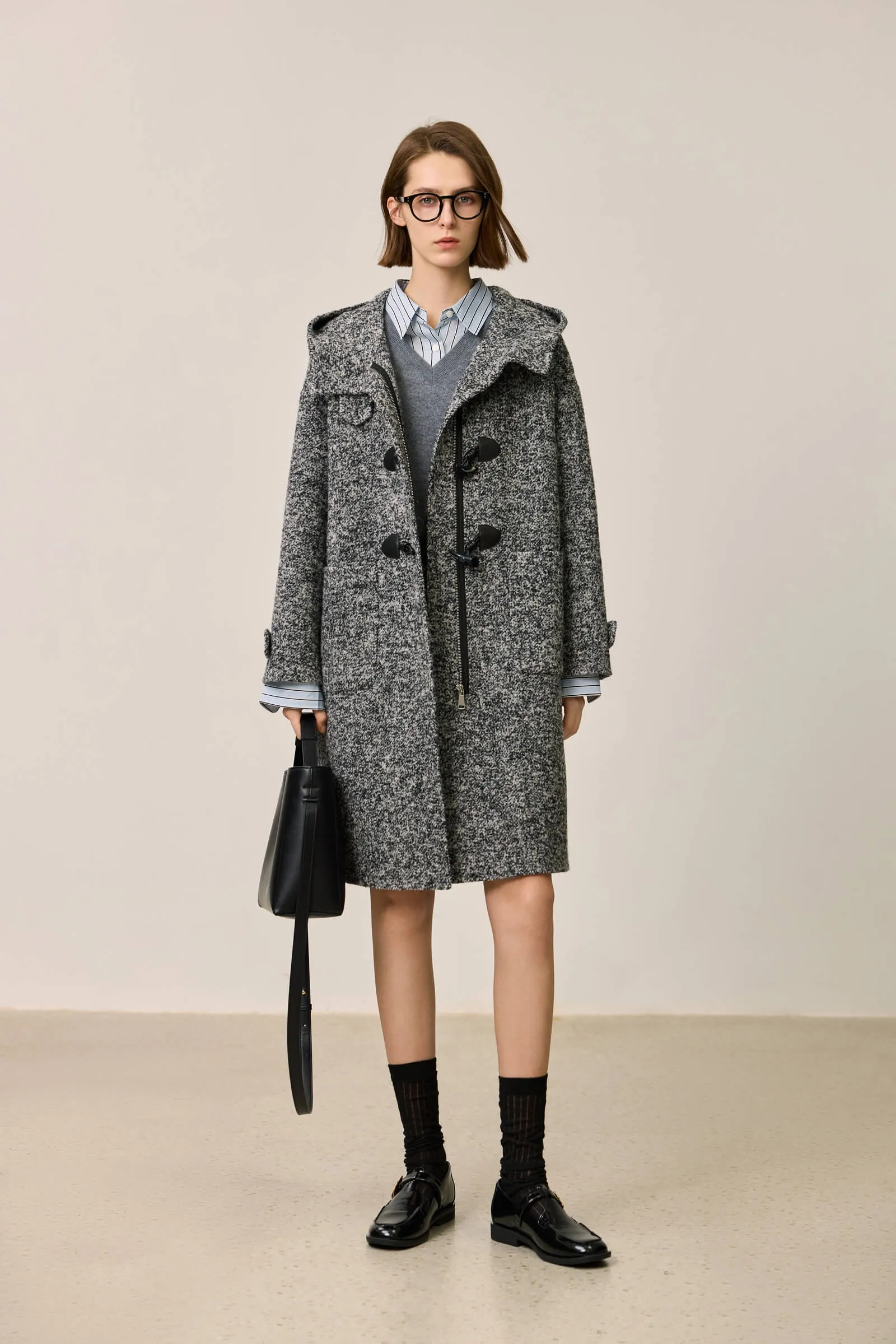 LILY Vintage Collegiate Wool Coat