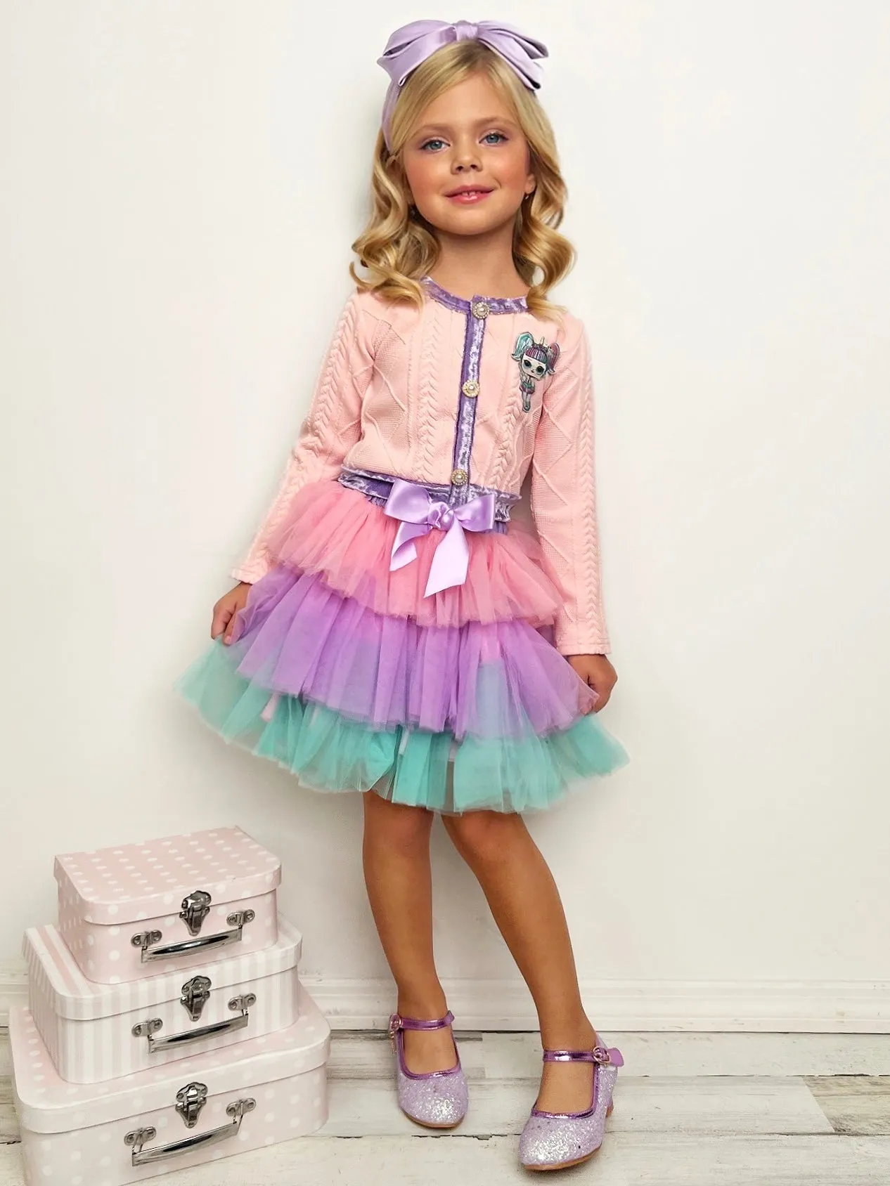 L.o.l. Surprise! Unicorn Pastel Tutu Skirt Set