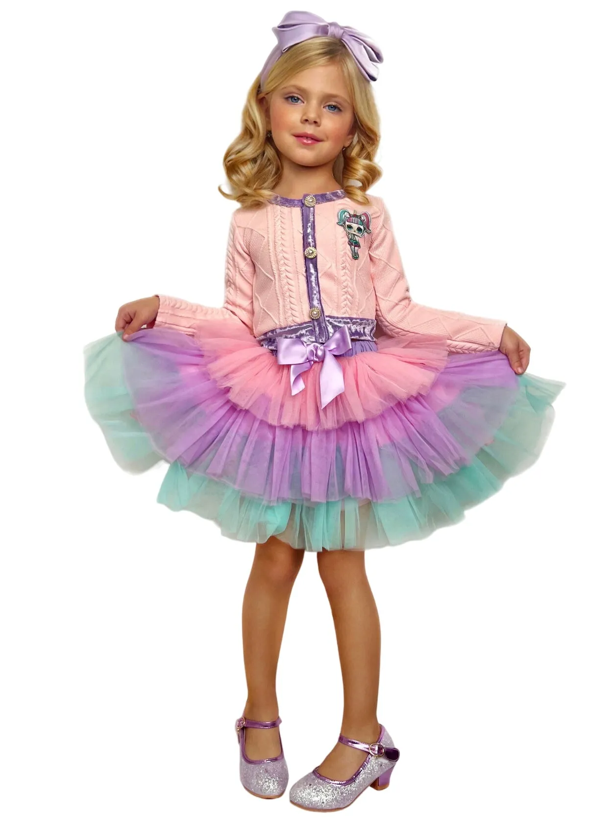 L.o.l. Surprise! Unicorn Pastel Tutu Skirt Set