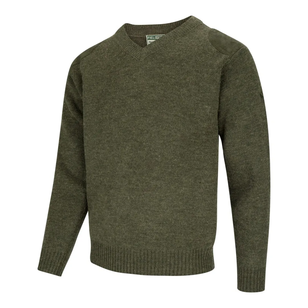 Melrose Hunting V Neck Pullover by Hoggs of Fife