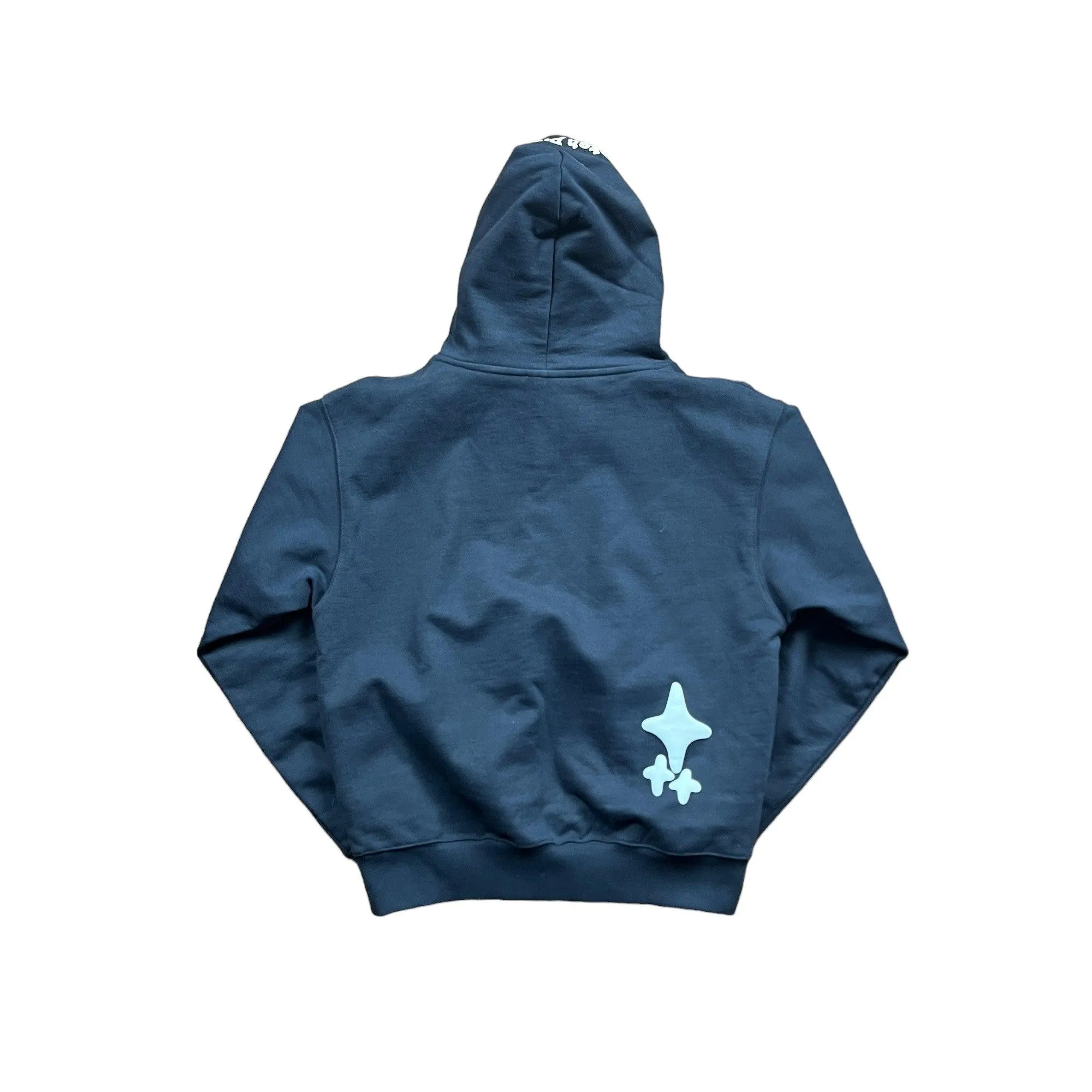 Navy Blue Broken Planet Market (BPM) Into The Abyss Hoodie - Small