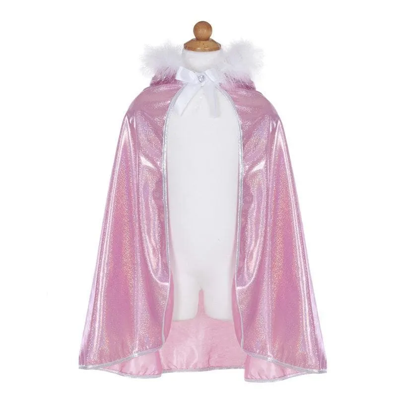 Pink Glitter Princess Cape