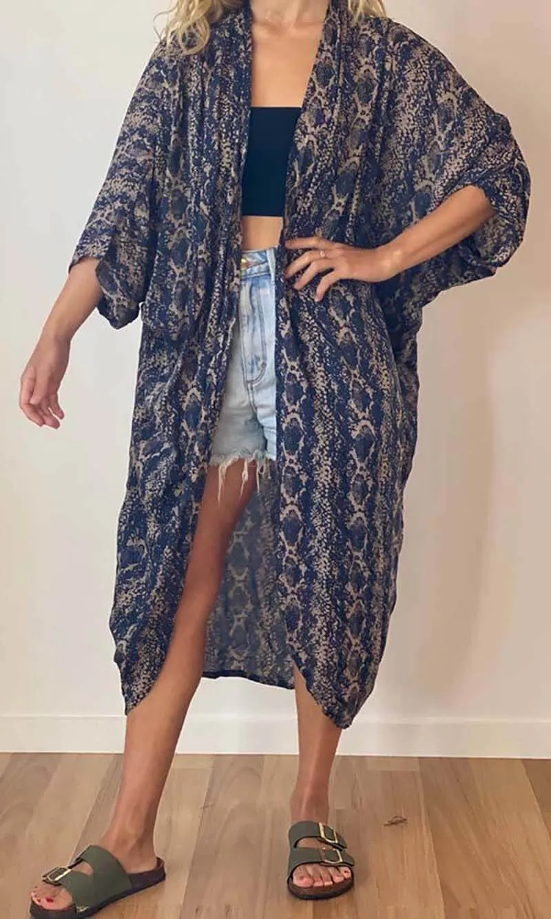 Rayon Kimono Cape Long -More styles available