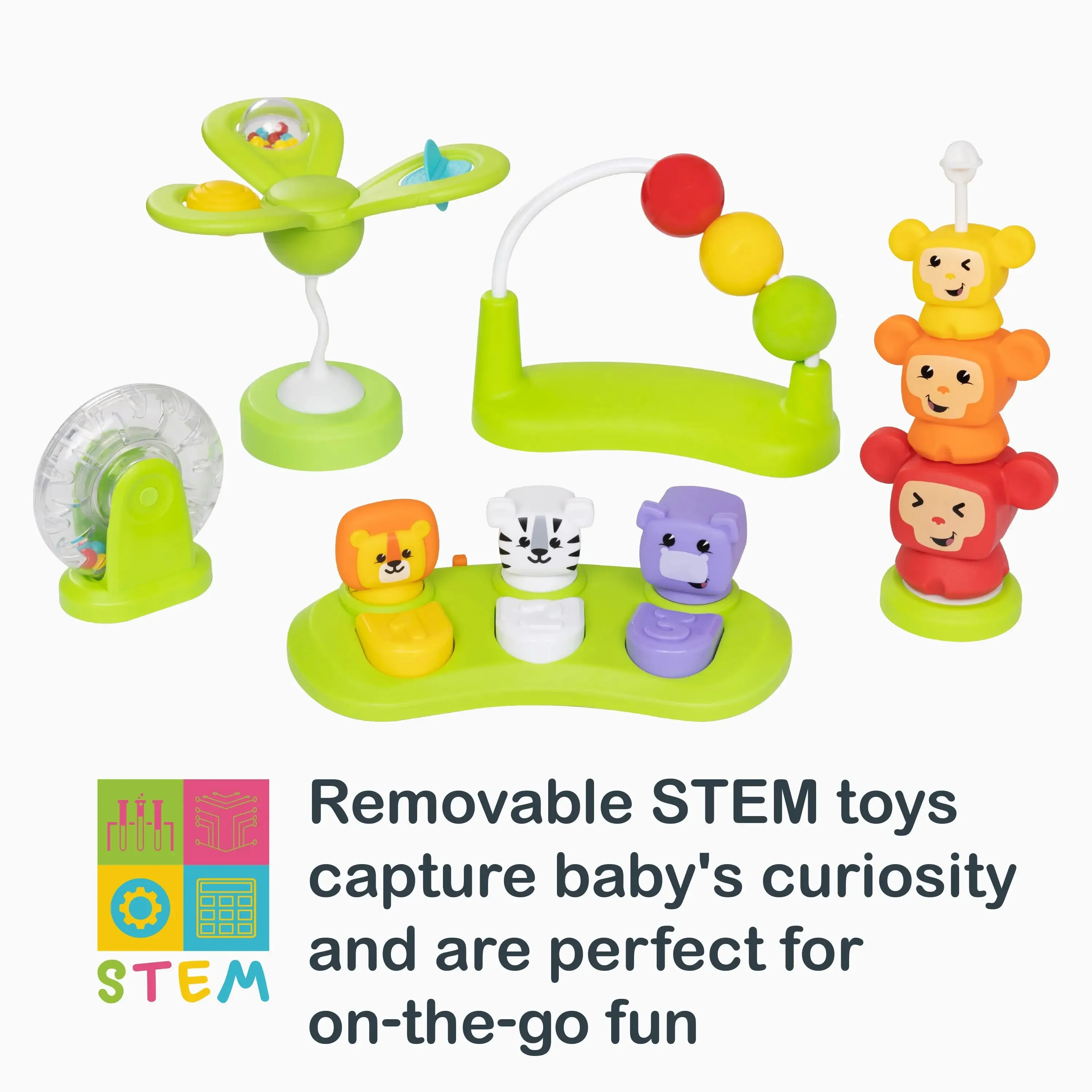 Smart Steps® My First Activity Jumper with STEM Learning Toys- Jungle Life