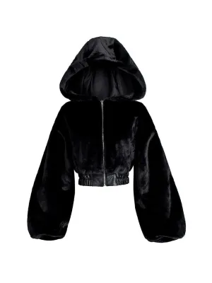 Snug Teddy Hoodie Coat