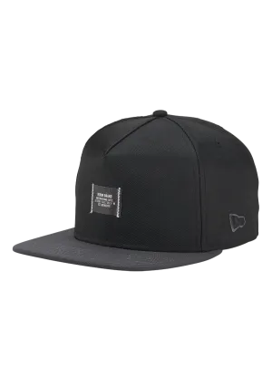 Society Snapback Hat - Black / Charcoal