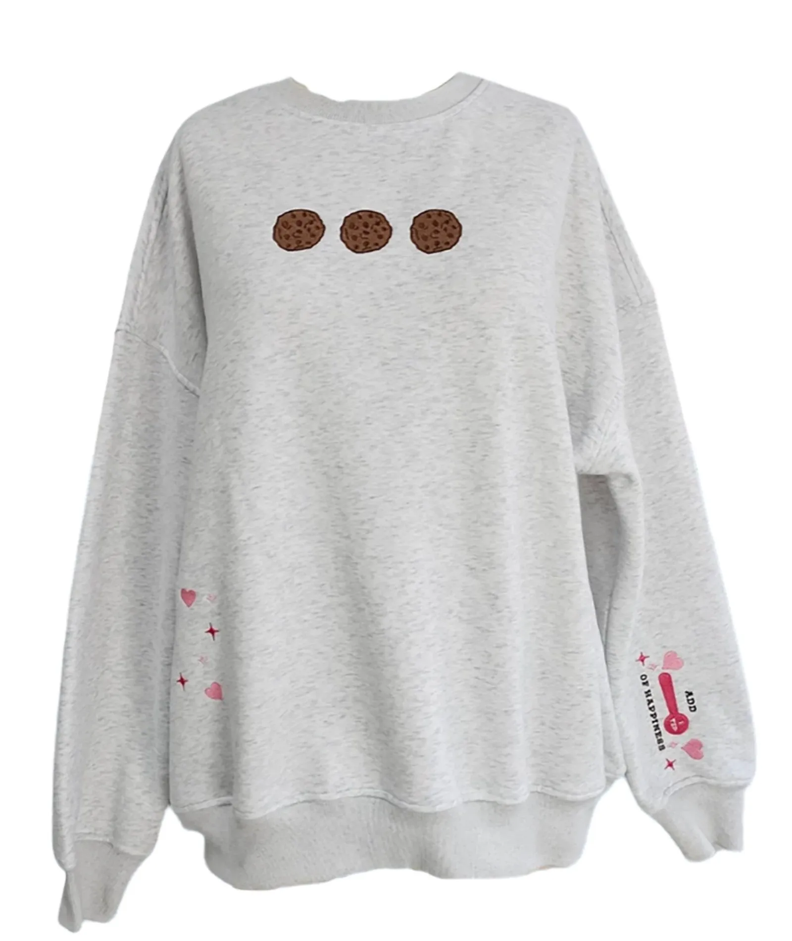 Sunkissed Coconut Juniors Embroidered Chocolate Chip Cookie Recipe Sweatshirt