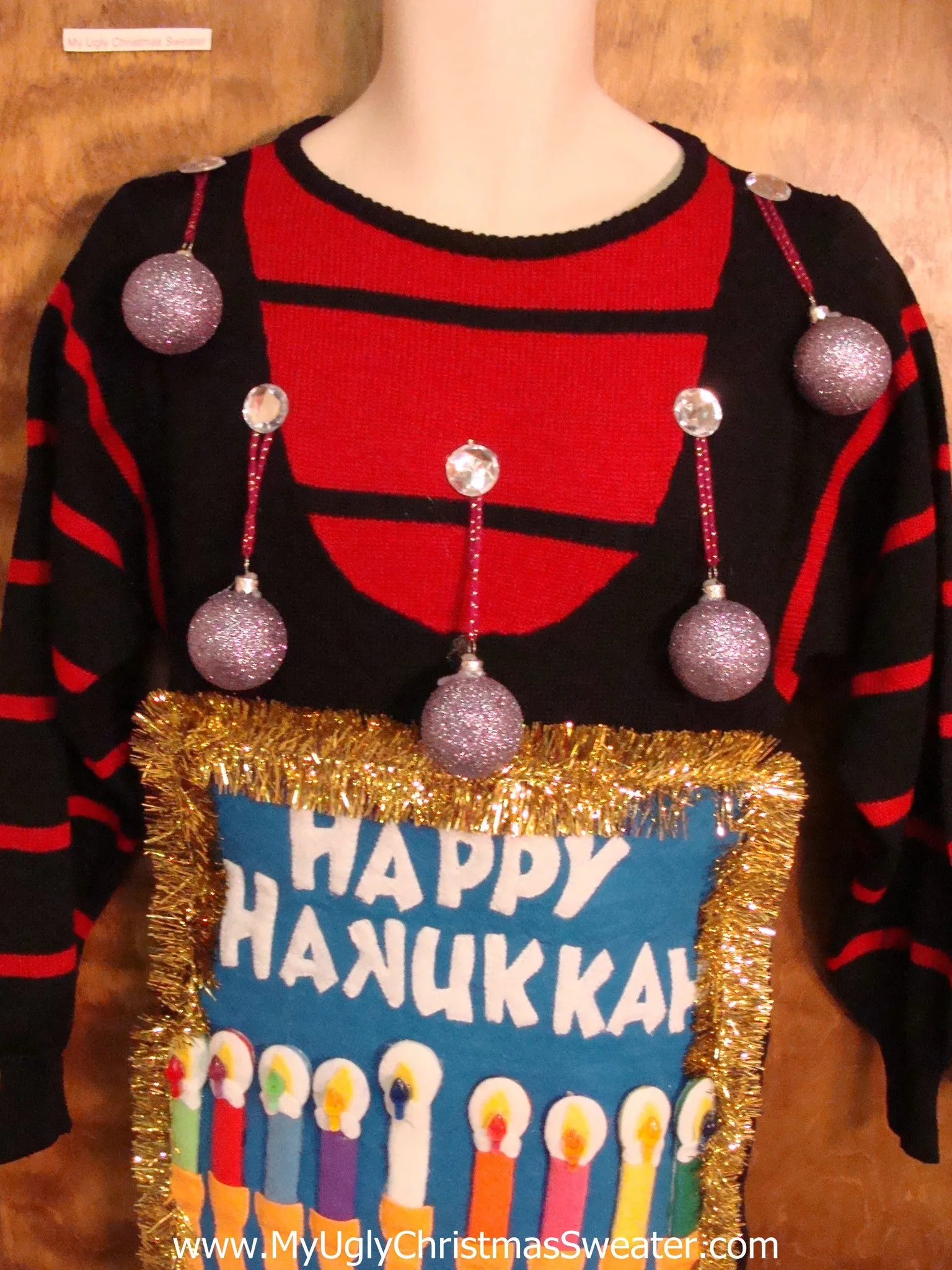 Tacky Holiday Sweater Party Hanukkah Dress Size 8