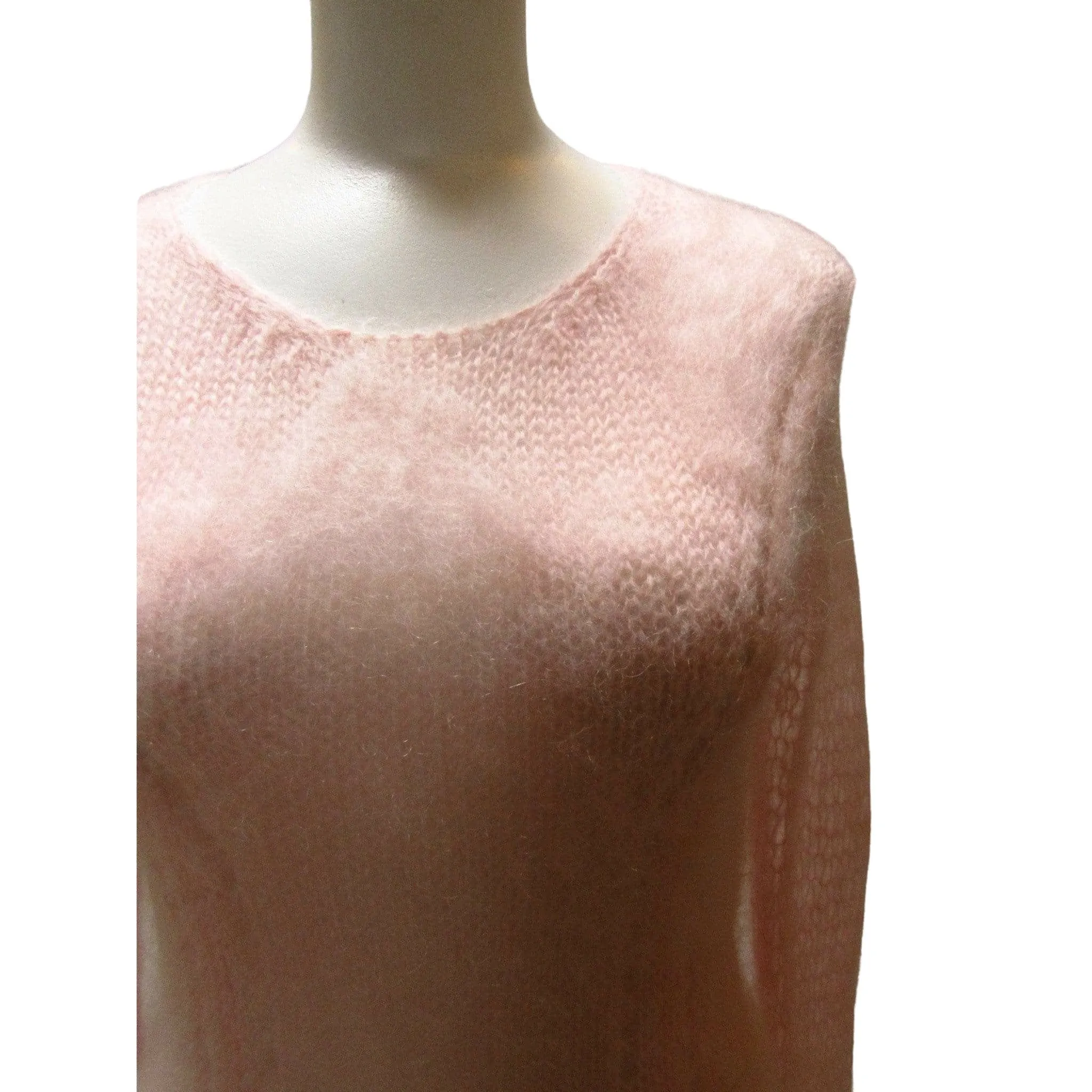 TAO Comme Des Garçons Pink Mohair Sweater Dress