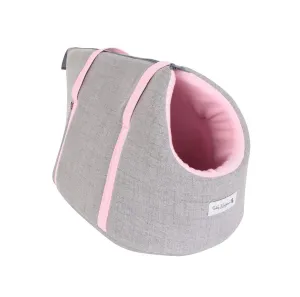 'The Melody' Pink & Grey Luxury Dog Carrier