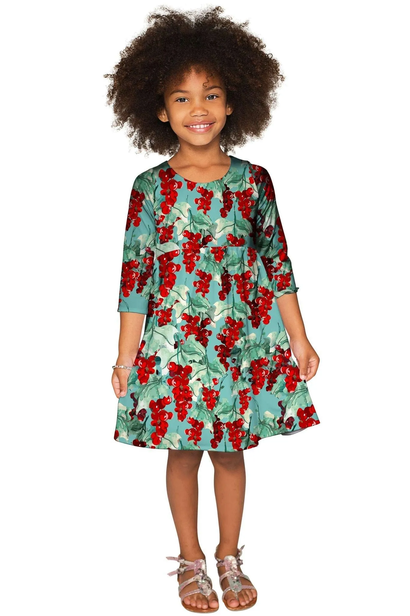 Toscana Gloria Empire Waist Mother Daughter Dress