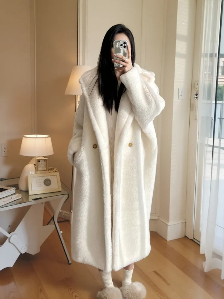 Wenkouban fall outfits Winter outfits 2024 Coat Women's Mid-Length Coat