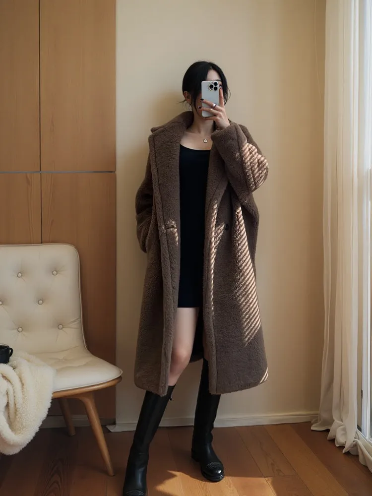 Wenkouban fall outfits Winter outfits 2024 Coat Women's Mid-Length Coat