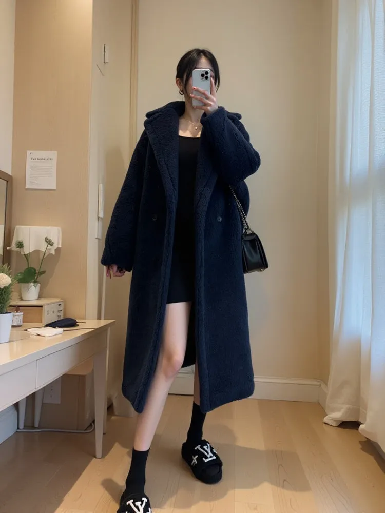 Wenkouban fall outfits Winter outfits 2024 Coat Women's Mid-Length Coat